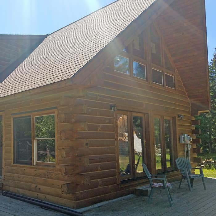 Log Home Restoration Kirby, Vt Shadow Lake Log Homes